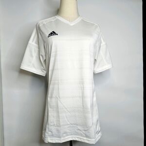 Adidas White Adizero Tech Men's Medium Sporty Tennis Outdoor Shortsleeve Shirt